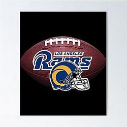 Football Poster Los Angeles Rams