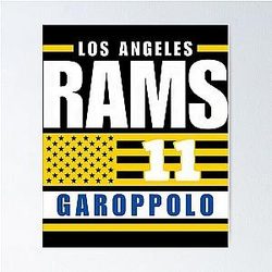 Football Poster - Los Angeles Rams