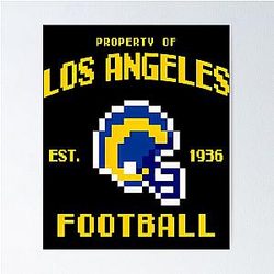 Football Los Angeles Rams Poster