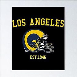 Football: Los Angeles Rams Poster