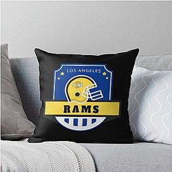 Football Los Angeles Rams Throw Pillow