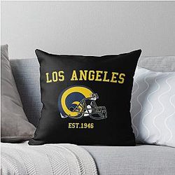 Football Los Angeles Rams Throw Pillow