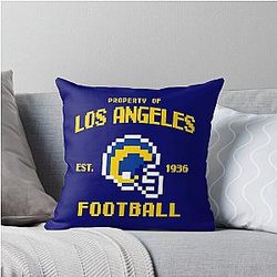 Property of Los Angeles Rams Football Pillow