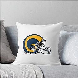 Los Angeles Rams American Football Throw Pillow