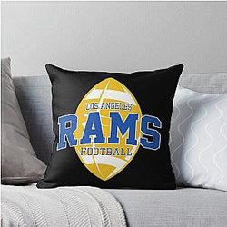 Football - Los Angeles Rams Throw Pillow