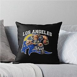 Football - Los Angeles Rams Throw Pillow