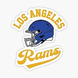 Football Los Angeles Rams Sticker