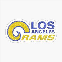 Football Los Angeles Rams Sticker