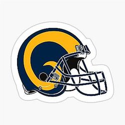 Los Angeles Rams American Football Sticker