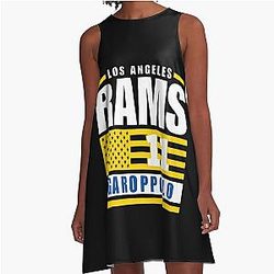 Football Los Angeles Rams A Line Dress