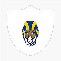 Football Los Angeles Rams Sticker