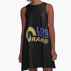 Football Los Angeles Rams A Line Dress