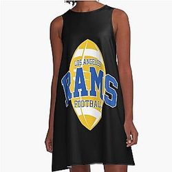 Football Los Angeles Rams A Line Dress