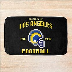 Football Los Angeles Rams Waterproof Bathroom Mat