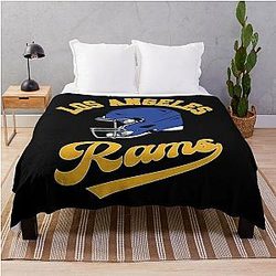 Football and Los Angeles Rams Throw Blanket