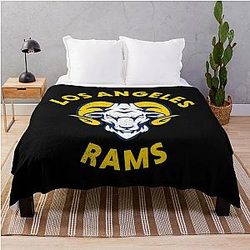 Football Throw Blanket Los Angeles Rams