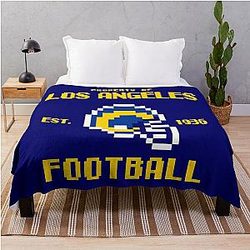 Property of Los Angeles Rams Football Blanket