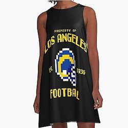 Football Los Angeles Rams A Line Dress