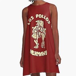 breaking bad chicken Los Hermanos A-Line Dress Peaky Christmas