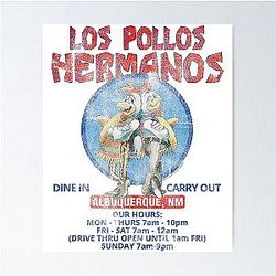 Los Pollos Hermanos Albuquerque Retro Ad Poster