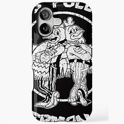 Los Pollos Hermanos Black Distressed iPhone Case