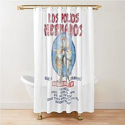 Los Pollos Hermanos Albuquerque Retro TV Shower Curtain