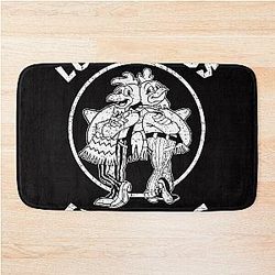 Los Pollos Hermanos Black Distressed Bath Mat