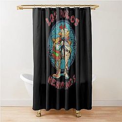 Breaking Bad Los Pollos Hermanos Back to Back Portrait Logo Shower Curtain