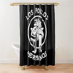 Los Pollos Hermanos breaking bad chicken Walter White Shower Curtain
