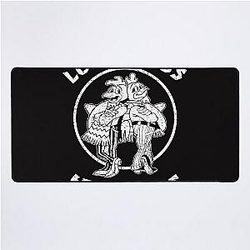Los Pollos Hermanos Black Distressed Desk Mat