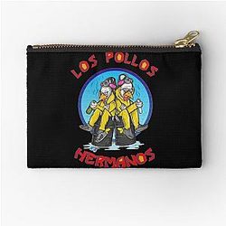 Los Hermanos lucha libre Breaking Bad Chicken Halloween Christmas Zipper Pouch