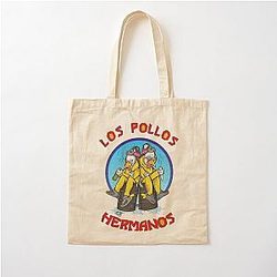 Los Pollos Hermanos Breaking Bad Christian Cotton Tote Bag