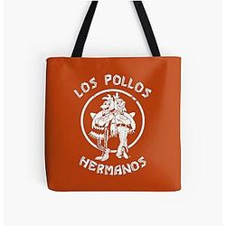 Los Pollos Hermanos Breaking Bad Walter White All Over Print Tote Bag