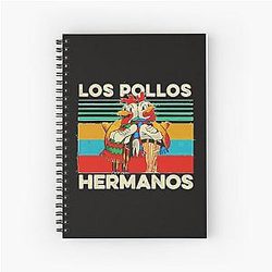 Retro Los Pollos Hermanos Spiral Notebook