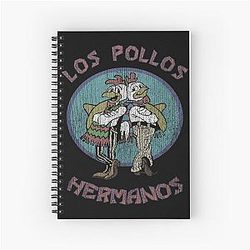 Los Pollos Hermanos Vintage Spiral Notebook