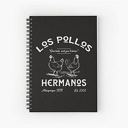 Vintage Los Pollos Hermanos Spiral Notebook