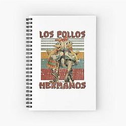 Los Pollos Hermanos Retro 90s Spiral Notebook