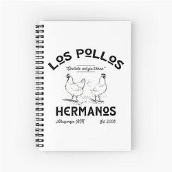 Vintage Los Pollos Hermanos Spiral Notebook