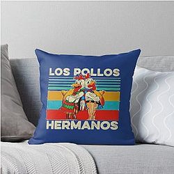 Retro LPH Chicks Los Pollos Hermanos Breaking Bad Halloween Throw Pillow