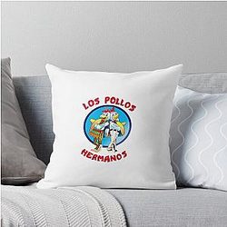 Los Hermanos Logo Throw Pillow