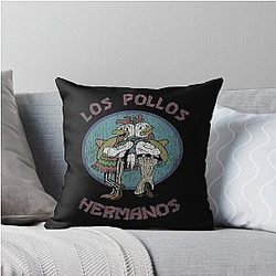 Los Pollos Hermanos Vintage Throw Pillow