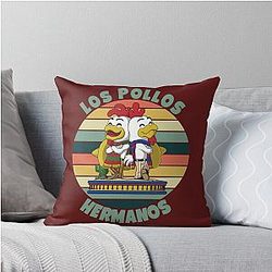 Los Pollos Hermanos Retro Throw Pillow
