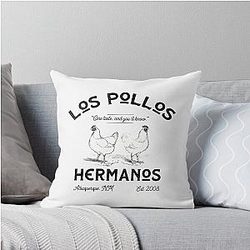 Vintage Los Pollo Hermanos Throw Pillow