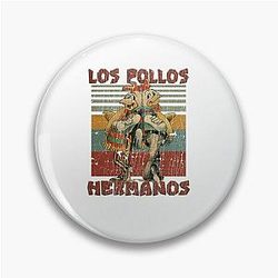 Los Pollos Hermanos Retro Chicken Funny 90s Pin