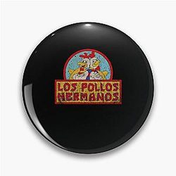 Los Pollos Hermanos Retro Style Chicken 90s Pin
