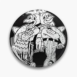 Los Pollos Hermanos Black Distressed Pin