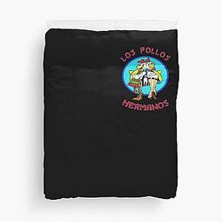 Breaking Bad Los Pollos Hermanos Back To Portrait Duvet Cover