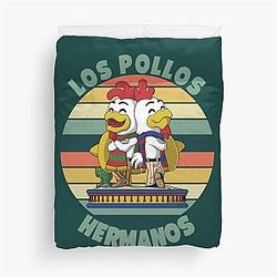 Los Pollos Hermanos Retro Duvet Cover