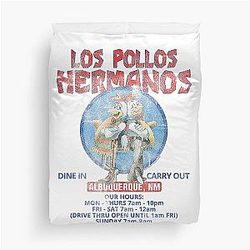 Los Pollos Hermanos Albuquerque Retro TV Duvet Cover