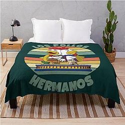 Los Pollos Hermanos Retro Throw Blanket